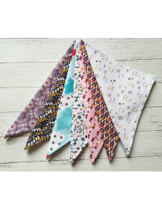 Mouchoir personnalisé doublé 23*23cm 2