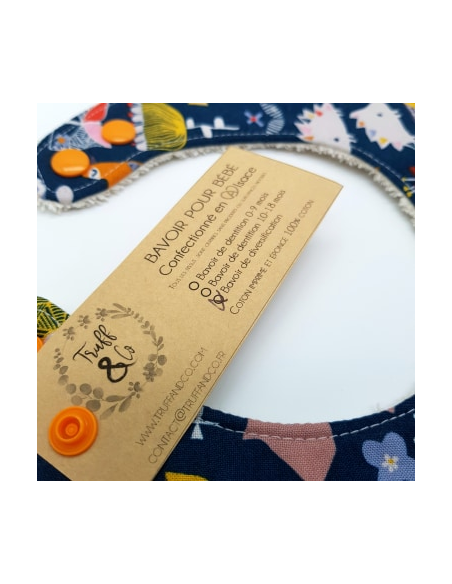 Bavoir de diversification personnalisé