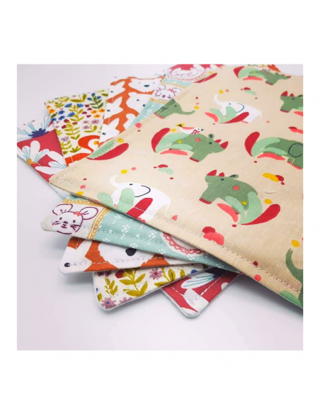 Mouchoir personnalisé doublé 23*23cm