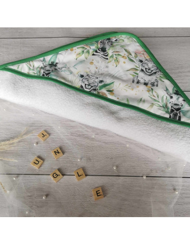 Cape de bain personnalisée