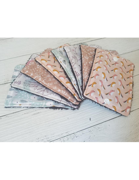 Papier toilette lavable en coton