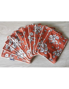 Lot de 10 feuilles de papier toilette motif capel