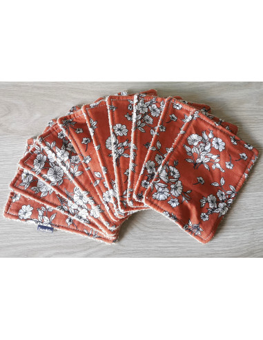 Lot de 10 feuilles de papier toilette motif capel