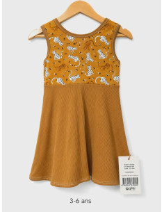3-6 ans | Robe léopard