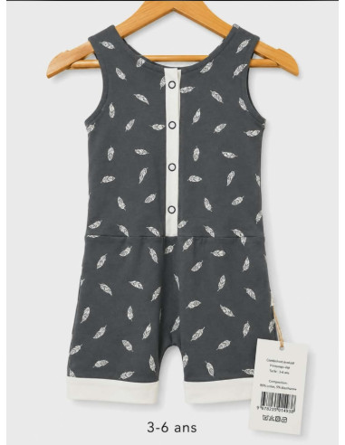 3-6 ans | Combishort plumes