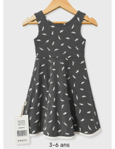3-6 ans | Robe plumes