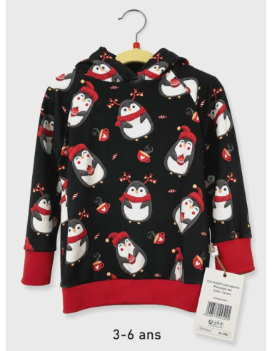 3-6 ans | Pull pingouin