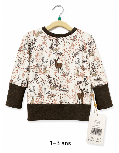 1-3 ans | Pull forêt