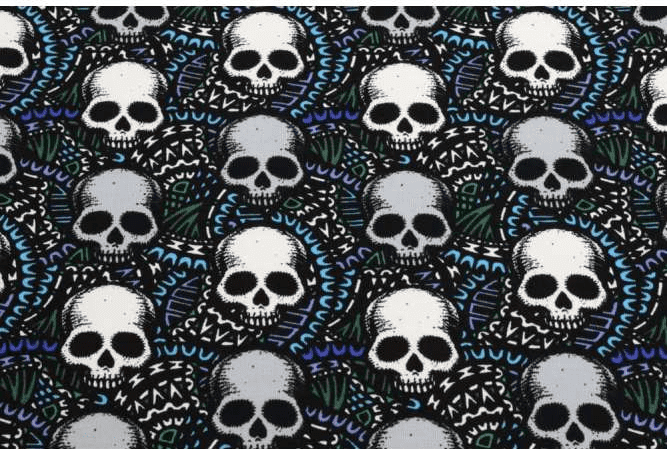 Skulls bleues